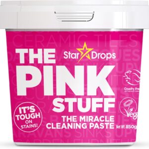 The Pink Stuff Miracle Cleaning Paste 850g - Vegan Multi Purpose Household Surface Cleaner - Non-Toxic